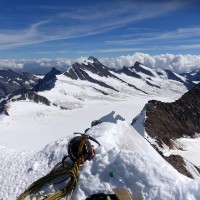 Berg Mönch in der Schweiz