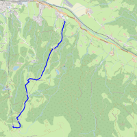 Harschbichl Skitour über Eichenhof: Strecke bzw. Karte