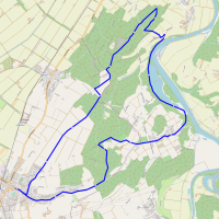 Kerzerslauf 15 km Strecke