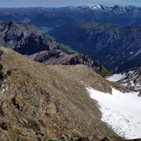 Habicht Normalweg 27: Abstiegsweg bis zur Innsbrucker Hütte wie Aufstiegsweg