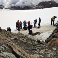 Wildspitze - 29: Aussteig des Klettersteiges