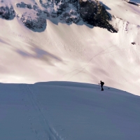 Hoher Riffler 04: Im Hintergrund das Skigebiet