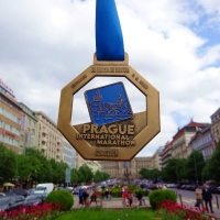 Prag Marathon Medaille