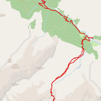 Strecke Skitour Tonigenkogel von Gries (Ötztal)