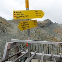 Bergtour-Ankogel-55: Man folgt dem Weg zur Mittelstation