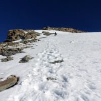 Jungfrau-Normalweg-15: Der zweite steile und lange Anstieg