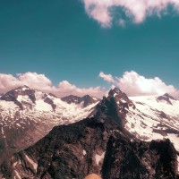 Blick von der Zsigmondyspitze auf den Kleinen und Großen Mörchner