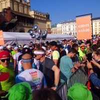 Cracovia Maraton 2023, Marathontag. Bild 01
