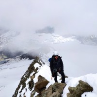 Großvenediger Nordgrat, Bild 53: Die letzten Meter bis zum Gipfel