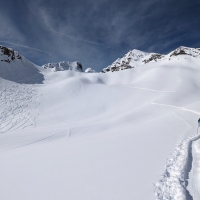 Skitour K2, Bild 18: Ein weiterer kurzer Steilhang