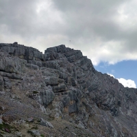 Birnhorn 44: Blick zurück auf den Birnhorn-Gipfel