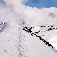 Sulzkogel Skitour 33: Der Gipfelgrat.