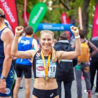 Julia Mayer, Siegerin beim Salzburg 10K. Foto: © Theresa Marka