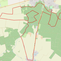 Sachsenwald-Lauf Schwarzenbek Halbmarathon Strecke