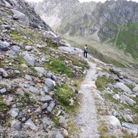 Ruderhofspitze 11: In Kehren hinauf zum Gletscher