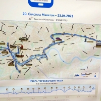 Krakau Marathon 2023, Bild 40 Strecke