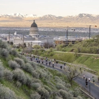 Imposantes Panorama beim Salt Lake City Marathon