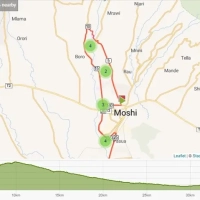 Kilimanjaro Marathon 2024, Bild 38 Strecke