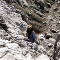 Braunarlspitze 12: Die Kletterstelle sollte aber auch ohne Bergerfahrung kein Problem darstellen.