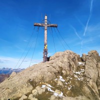 Imster Muttekopf 18: Der erste Gipfel ist erreicht und niemand ist am Hausberg der Imster anzutreffen.