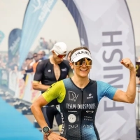 Steinhuder Meer Triathlon mit Siegerin Christina Paulus