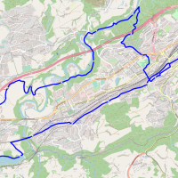 Auffahrtslauf St. Gallen Strecke Halbmarathon