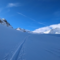 Skitour Zwieselbacher Rosskogel 11: Auch hier hält man sich weiter links