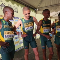 Team Südafrika nach dem Rennen 2023, Foto: Stephen Mkasi (ASA)