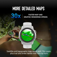 Die Coros Apex 4 ist mit detailierten Karten ausgestattet.