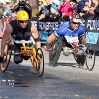 Der zweifache Paralympics-Champion Thomas Geierspichler  „© Salzburg Marathon / Uwe Brandl