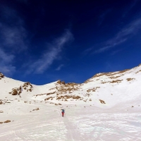Kraspesspitze Skitour 19: Vor dem eisigen Schlussanstieg.