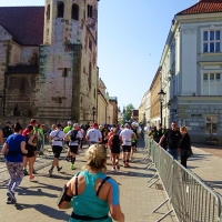 Cracovia Maraton 2023, Marathontag. Bild 07