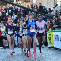 Silvesterlauf BOClassic 2025: Spitzengruppe Frauen