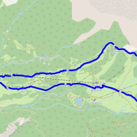 Skitour Issentalkopf Strecke bzw. Karte