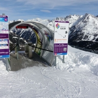 Slalom-Kurs direkt bei der Gaislachkogl Mittelstation