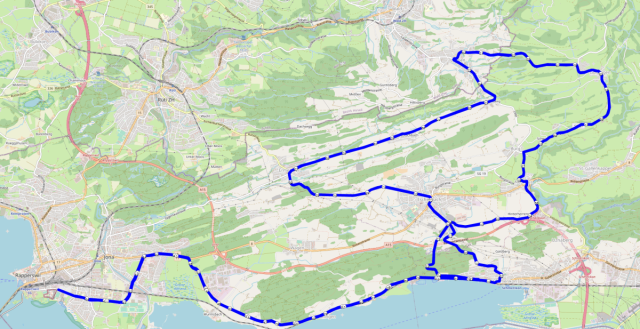 Radstrecke Ironman 70.3 Switzerland Rapperswil-Jona