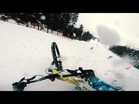 Downhill Mountainbiking on Snow - XMAS Edition Keilberg/Klinovec!