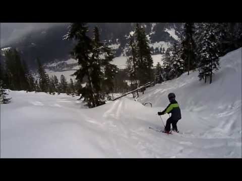 Film vom Skifahren in Nesselwängle vom 29.03.2013