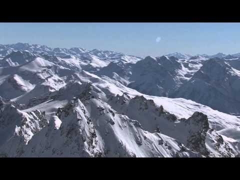 Panoramaüberflug über das Skigebiet Ischgl - Samnaun