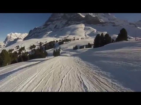 Ski From Kleine Scheidegg to Grund, Grindelwald